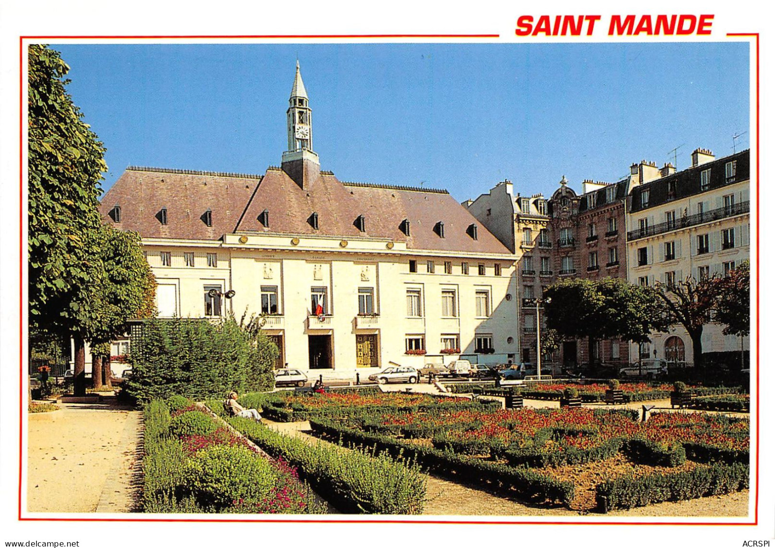 ST MANDE L Hotel De Ville 13(scan Recto-verso) MA2140 - Saint Mande