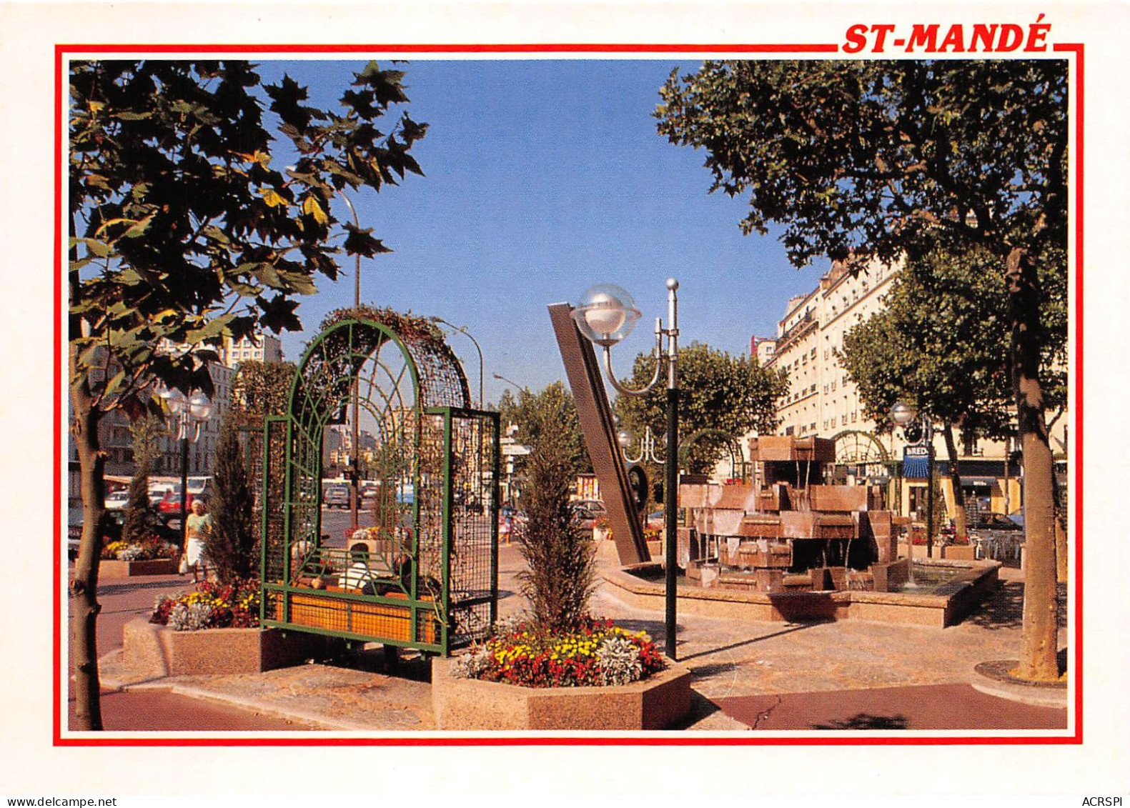 ST MANDE Place Du Generale Leclerc 9(scan Recto-verso) MA2140 - Saint Mande