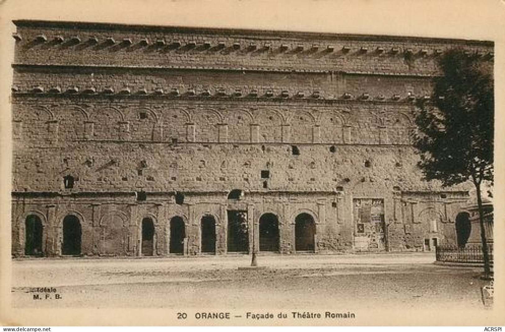 ORANGE Lot De 22 Cartes Anciennes De La Facade Romaine Du Monument Differents éditeurs  (scan Recto-verso)MA2143BisBoite - Orange