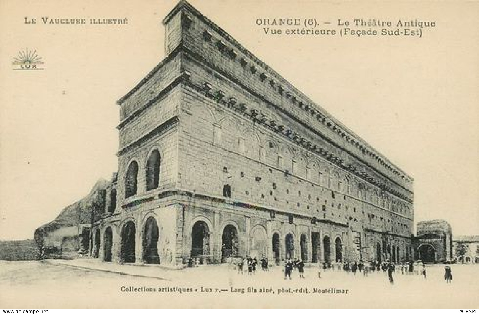 ORANGE lot de 22 cartes anciennes de la facade romaine du monument differents éditeurs  (scan recto-verso)MA2143BisBoite