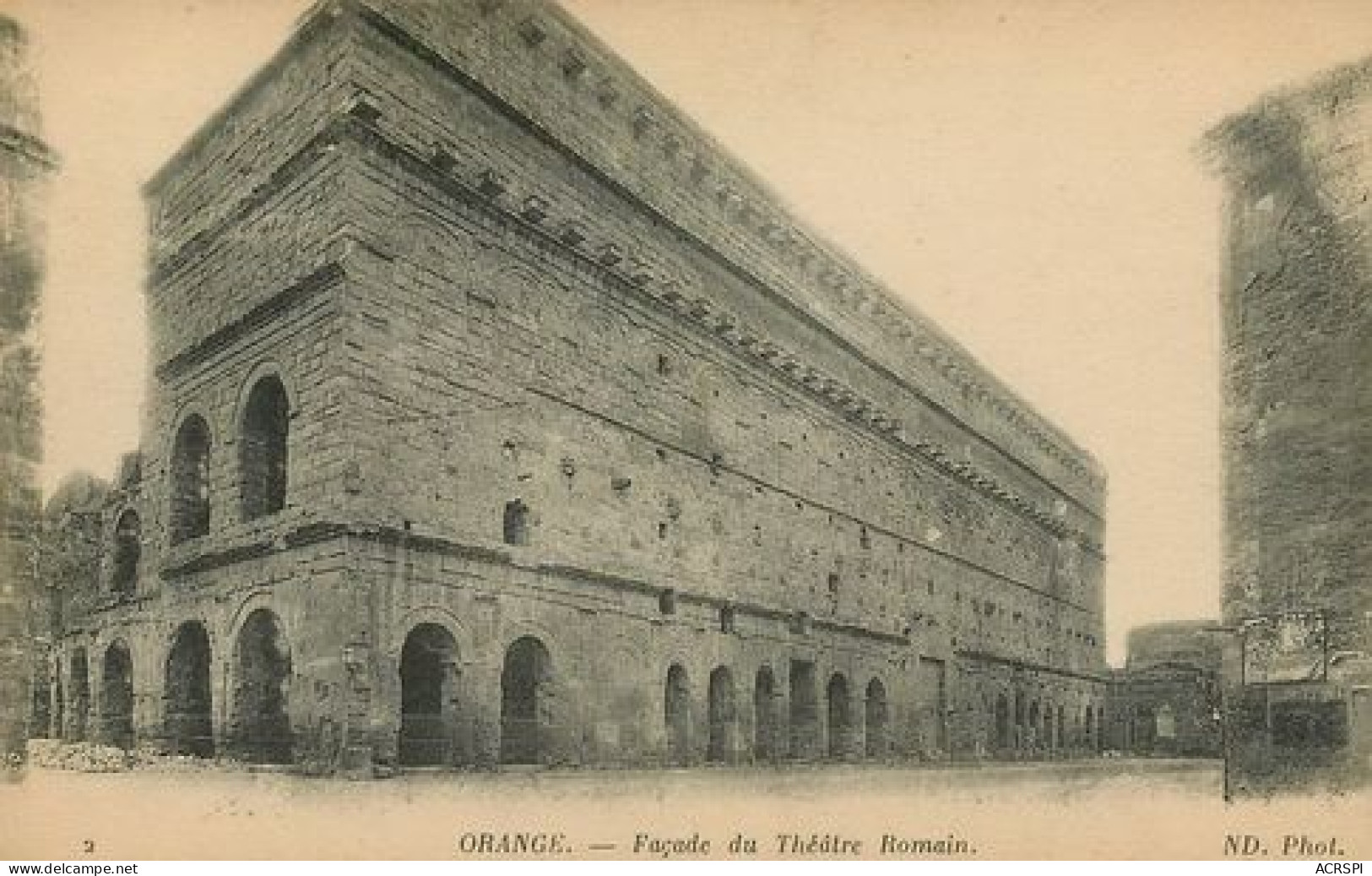 ORANGE lot de 22 cartes anciennes de la facade romaine du monument differents éditeurs  (scan recto-verso)MA2143BisBoite