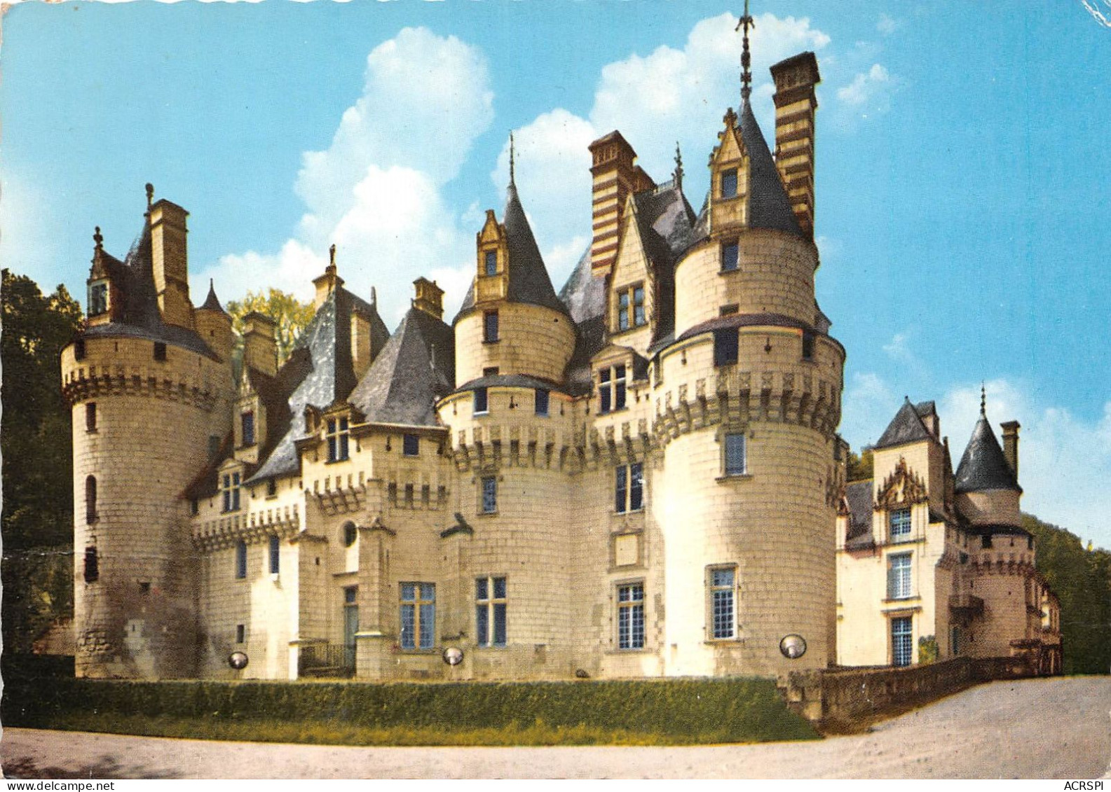 CHATEAU DE LA LOIRE RIGNY USSE Facade Est 26(scan Recto-verso) MA2138 - Grenoble