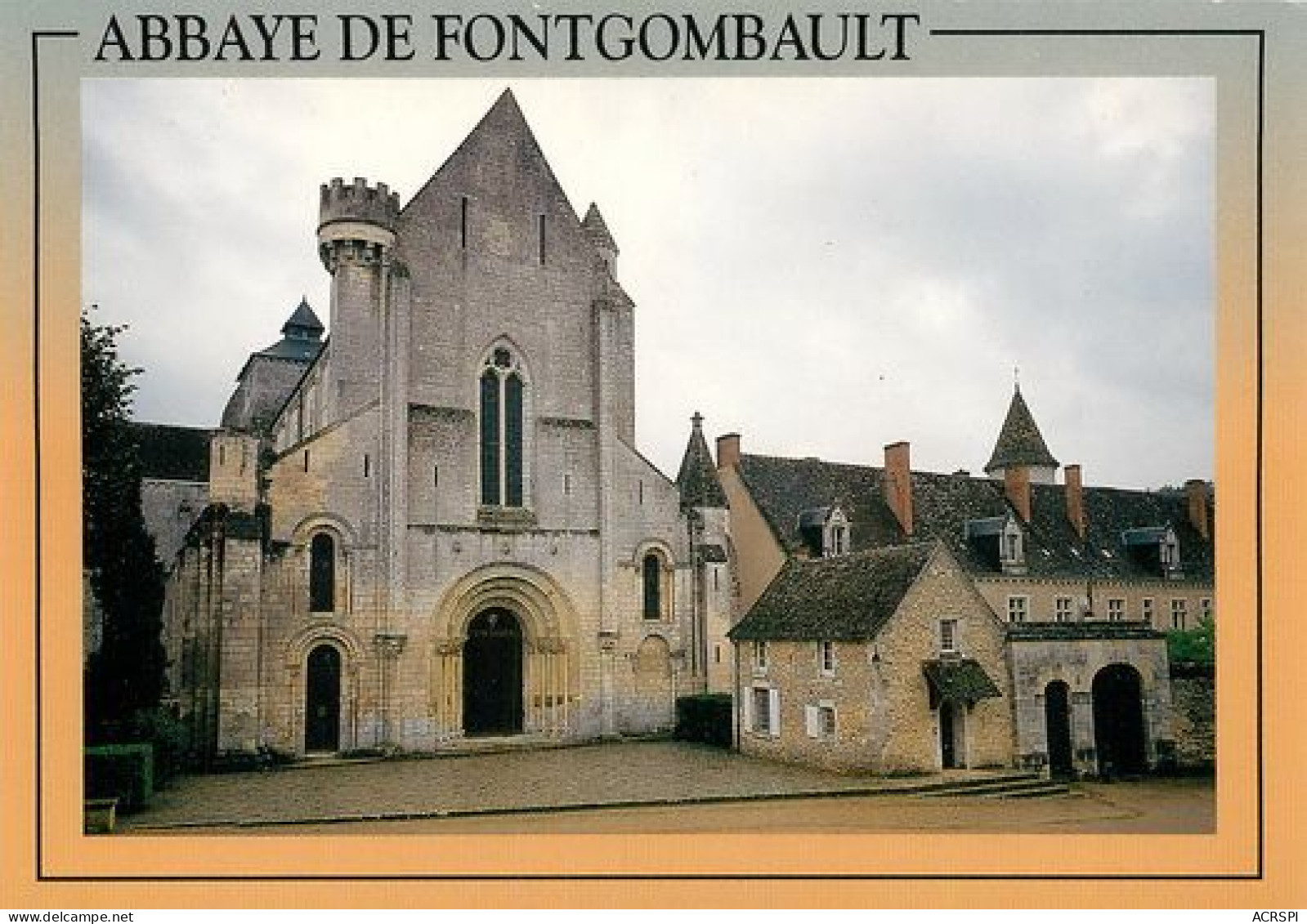 FONTGOMBAULT  L'abbaye   5   (scan Recto-verso)MA2168Ter - Autres & Non Classés