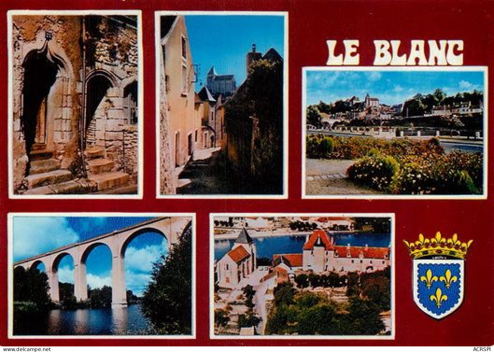 LE BLANC  Indre  Multivue    9   (scan Recto-verso)MA2168Ter - Le Blanc
