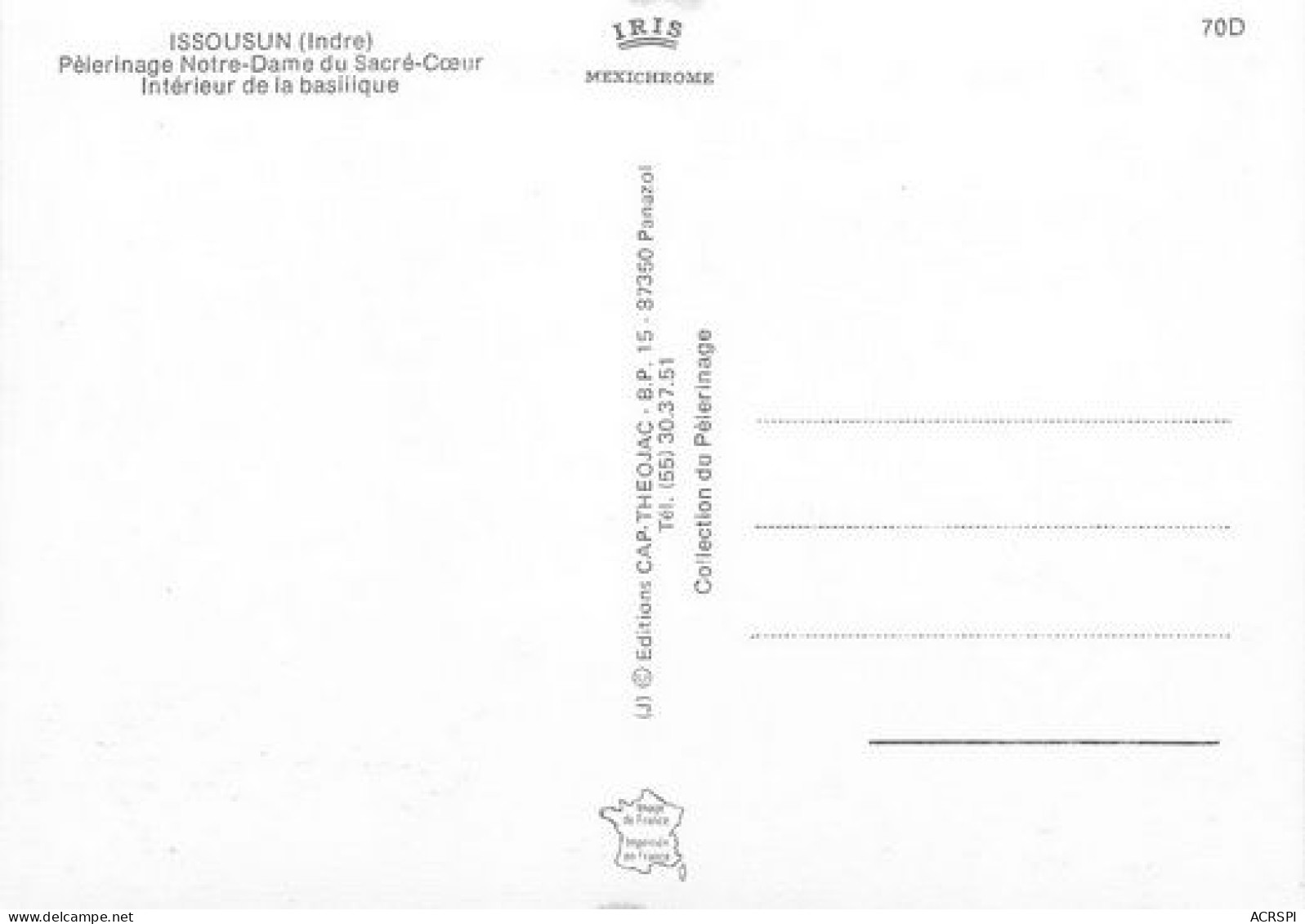 ISSOUDUN   Intérieur De La Basilique 31   (scan Recto-verso)MA2168Bis - Issoudun