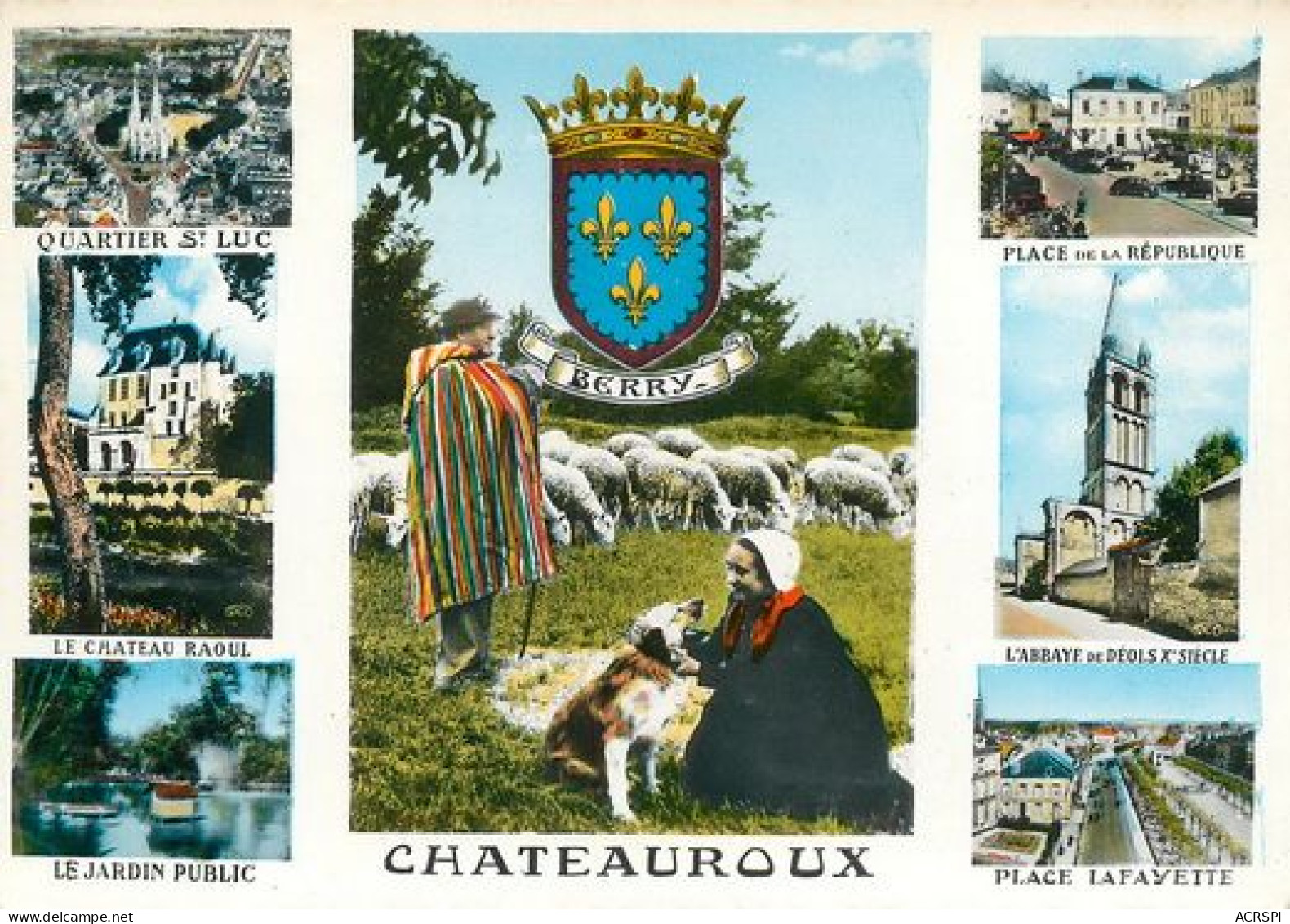 CHATEAUROUX  Blason   12   (scan Recto-verso)MA2168Bis - Chateauroux