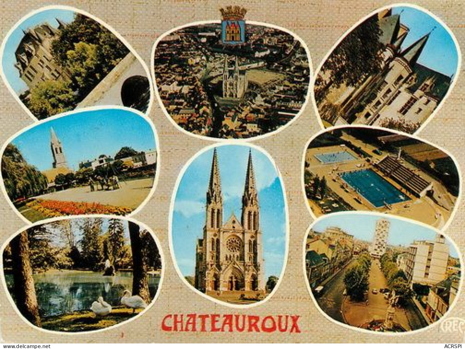 CHATEAUROUX  Multivue  10   (scan Recto-verso)MA2168Bis - Chateauroux