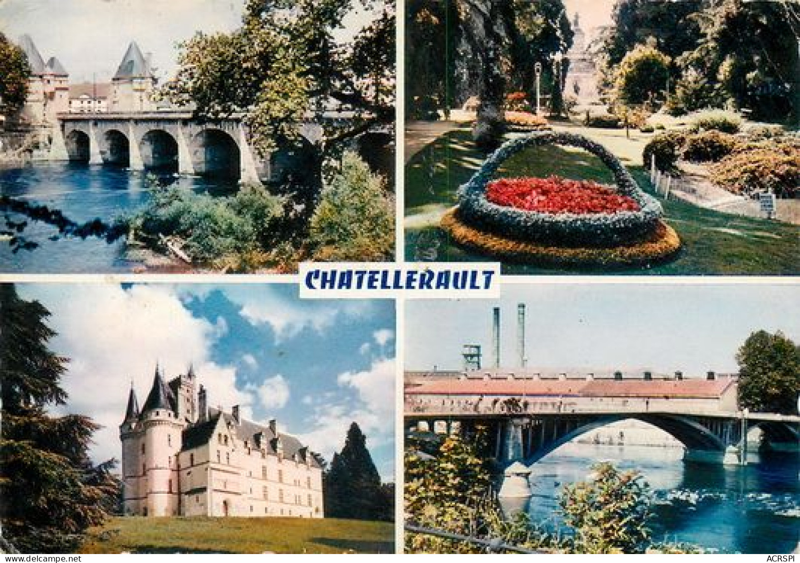  CHATELLERAULT  4 Vues De La Ville   4   (scan Recto-verso)MA2166Ter - Chatellerault