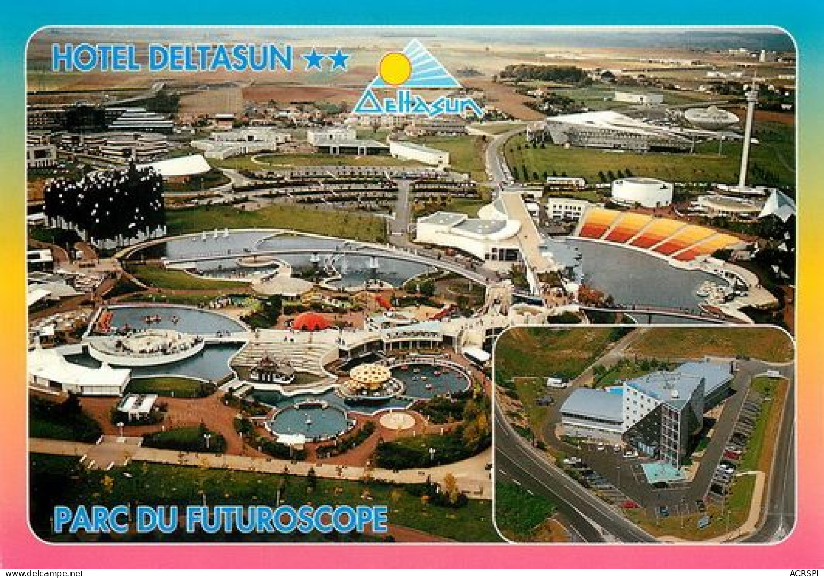 Parc Du FUTUROSCOPE  Hotel DELTASUN Vue D'avion Chasseneuil-du-Poitou  Jaunay-Clan   39   (scan Recto-verso)MA2166Bis - Poitiers