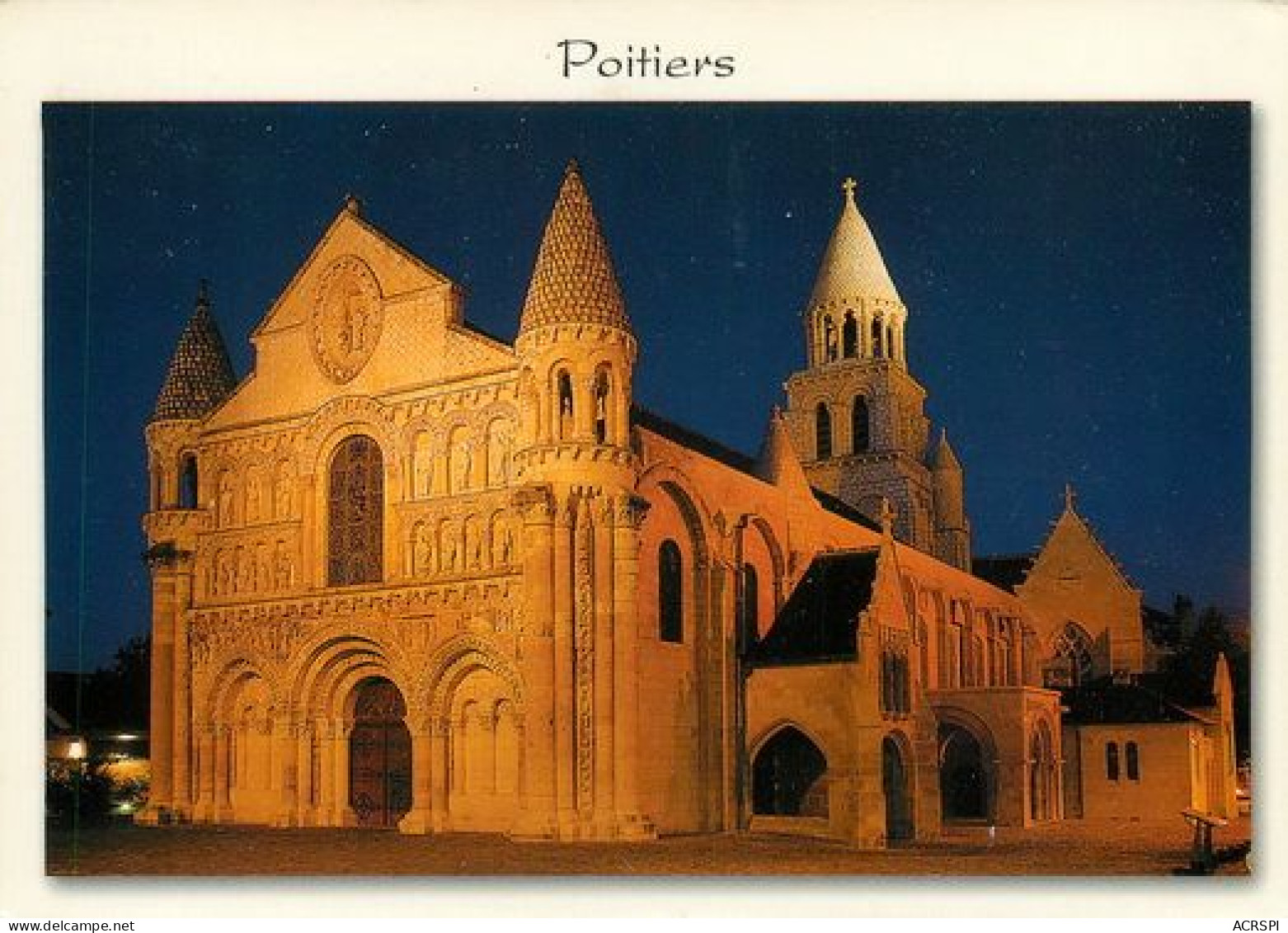  POITIERS  Collegiale Notre Dame   21   (scan Recto-verso)MA2166Bis - Poitiers