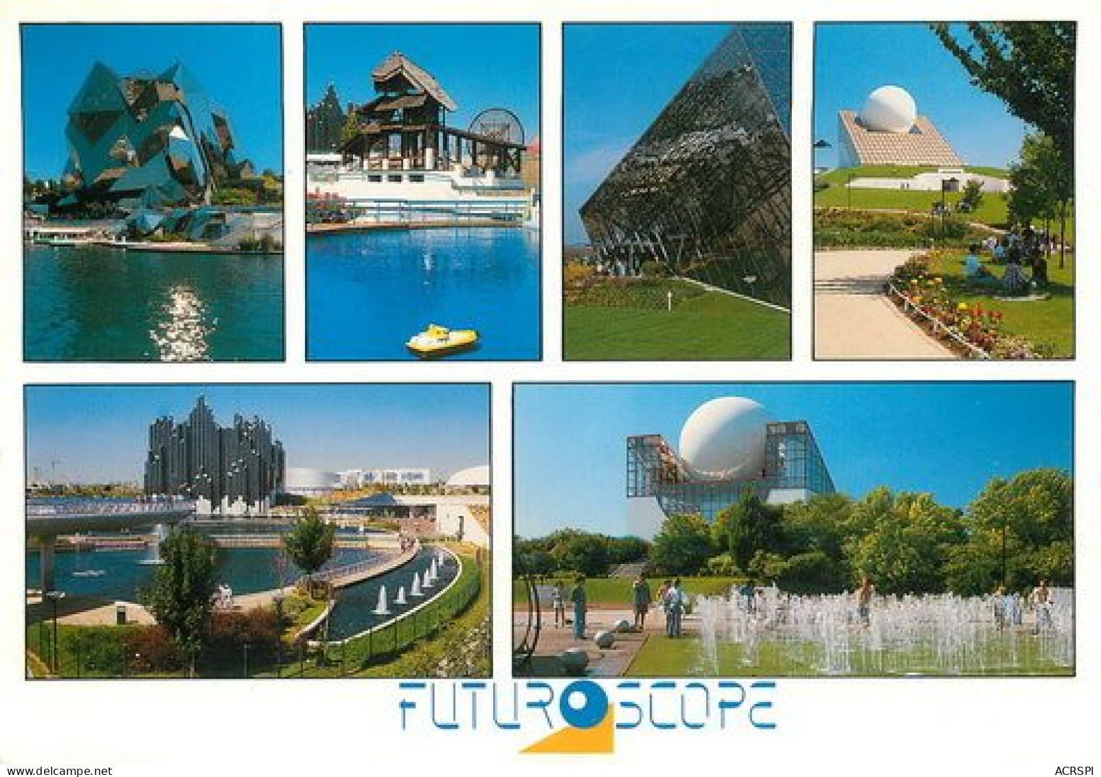 FUTUROSCOPE  6 Vues Du Parc  Chasseneuil-du-Poitou  Jaunay-Clan   37   (scan Recto-verso)MA2166Bis - Poitiers