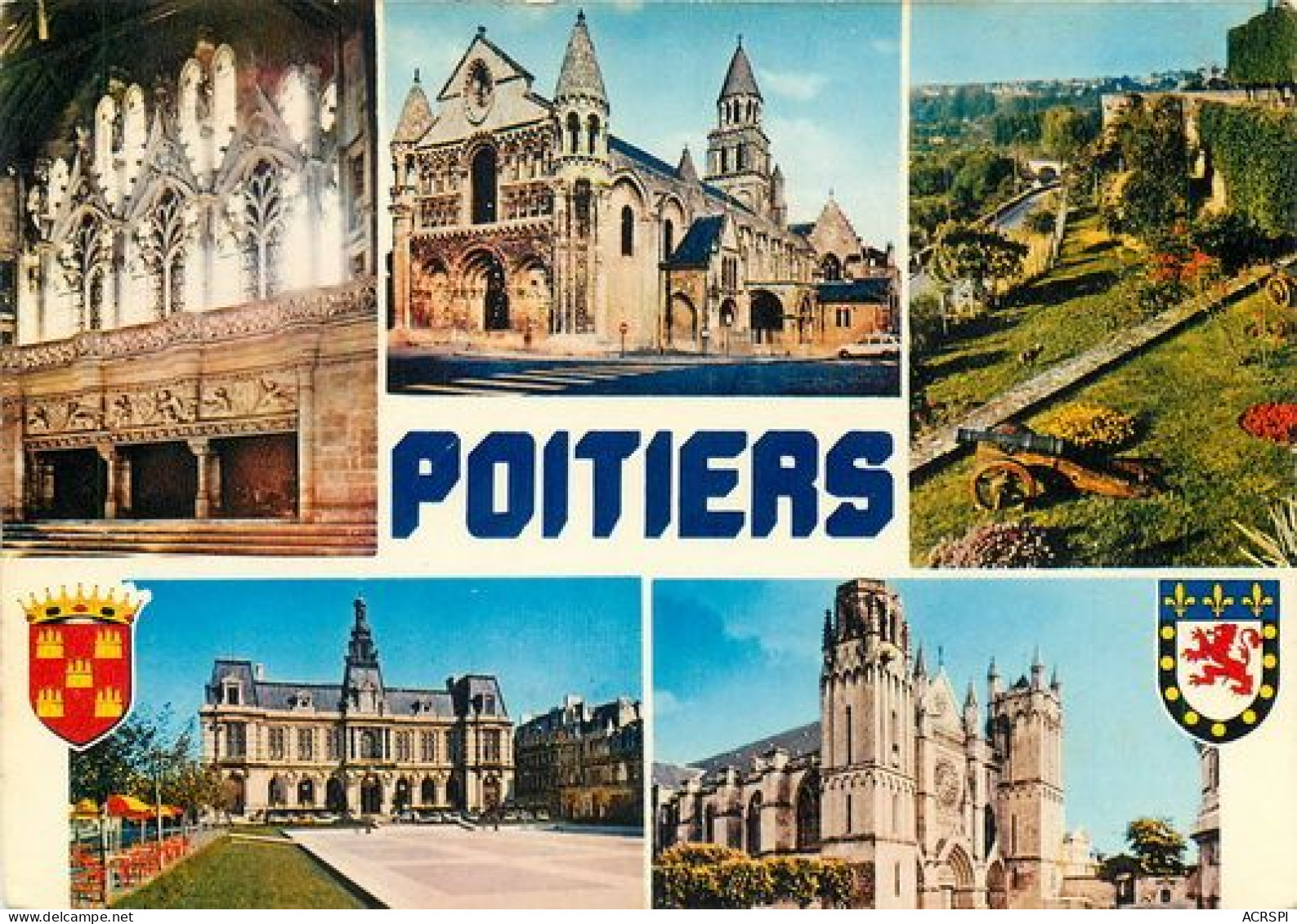  POITIERS  Multivue Et Blasons  10   (scan Recto-verso)MA2166Bis - Poitiers