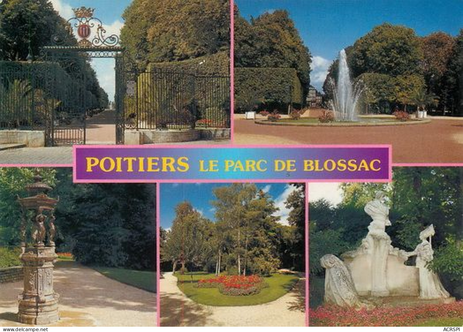  POITIERS  Le Parc De Blosac  8   (scan Recto-verso)MA2166Bis - Poitiers