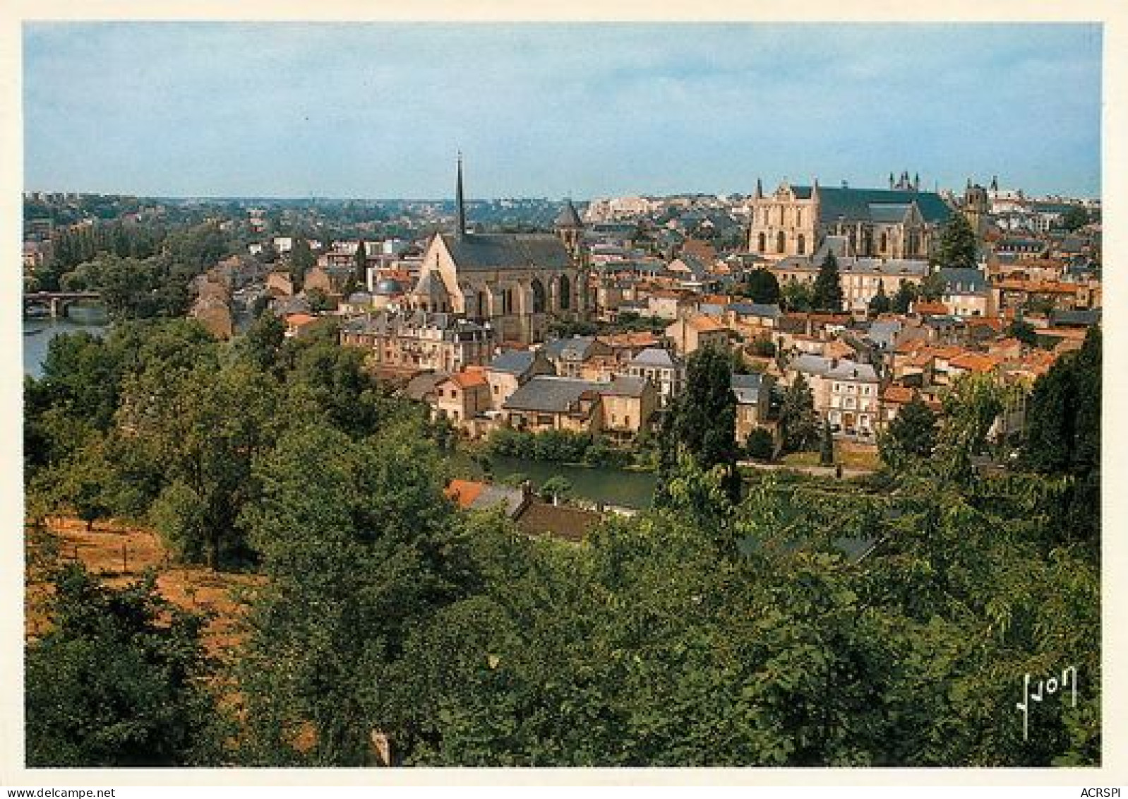  POITIERS  Vue Panoramique  4   (scan Recto-verso)MA2166Bis - Poitiers
