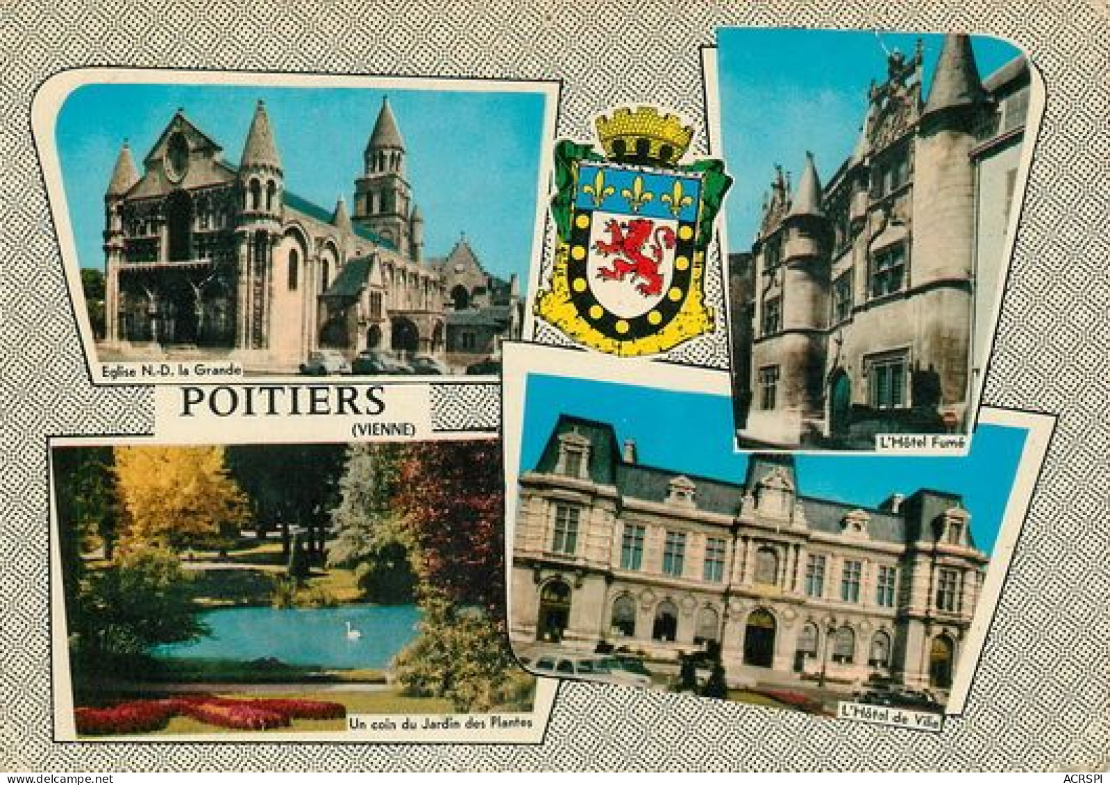  POITIERS  Monuments De La Ville  14   (scan Recto-verso)MA2166Bis - Poitiers