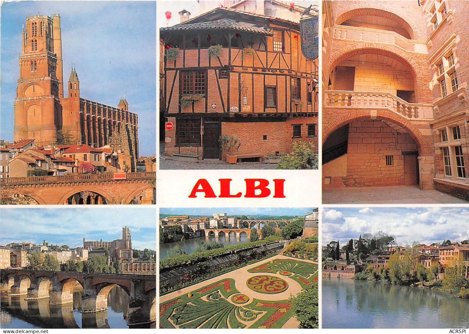 ALBI Ville D Art Et Centre De Tourisme Avec La Basilique Ste Cecile Et Le Musee Toulouse 1(scan Recto-verso) MA2166 - Albi