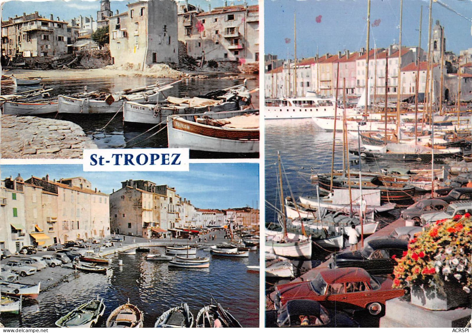 ST TROPEZ La Pouncho Le Quai Jean Jaures Le Port 1(scan Recto-verso) MA2165 - Saint-Tropez