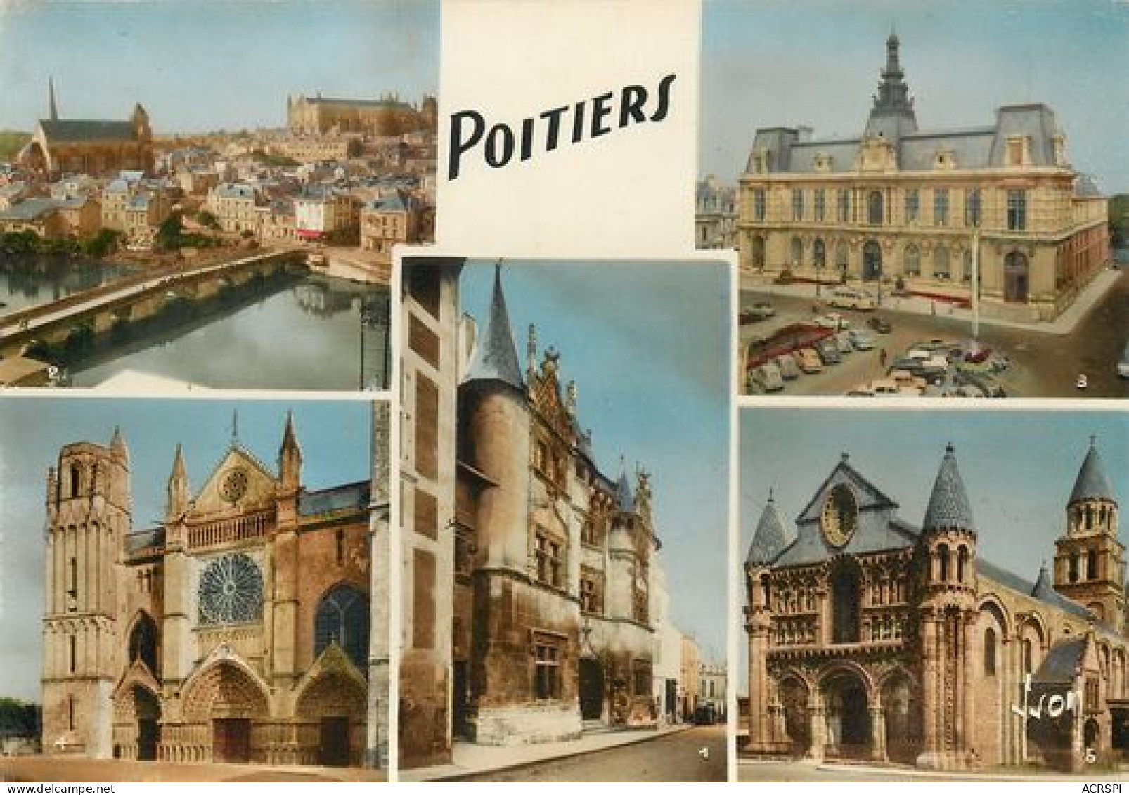  POITIERS  Multivue  5   (scan Recto-verso)MA2166Bis - Poitiers