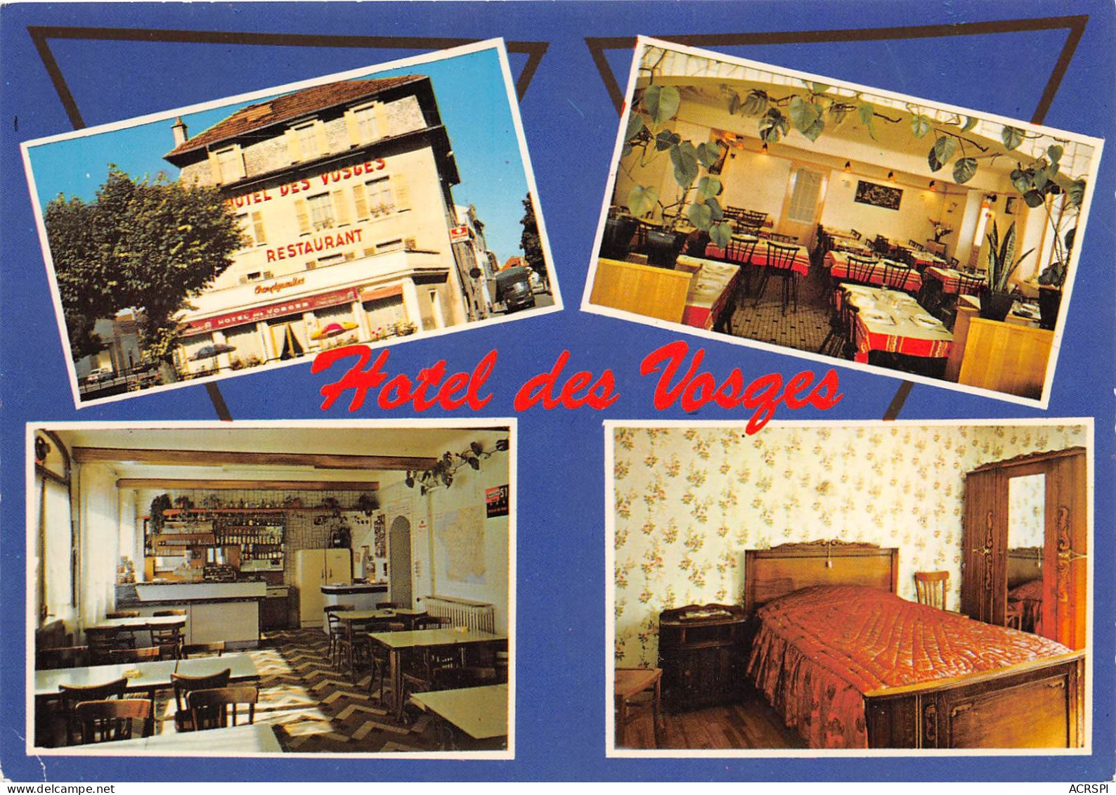 HOTEL DES VOSGES VITTEL 19(scan Recto-verso) MA2163 - Contrexeville