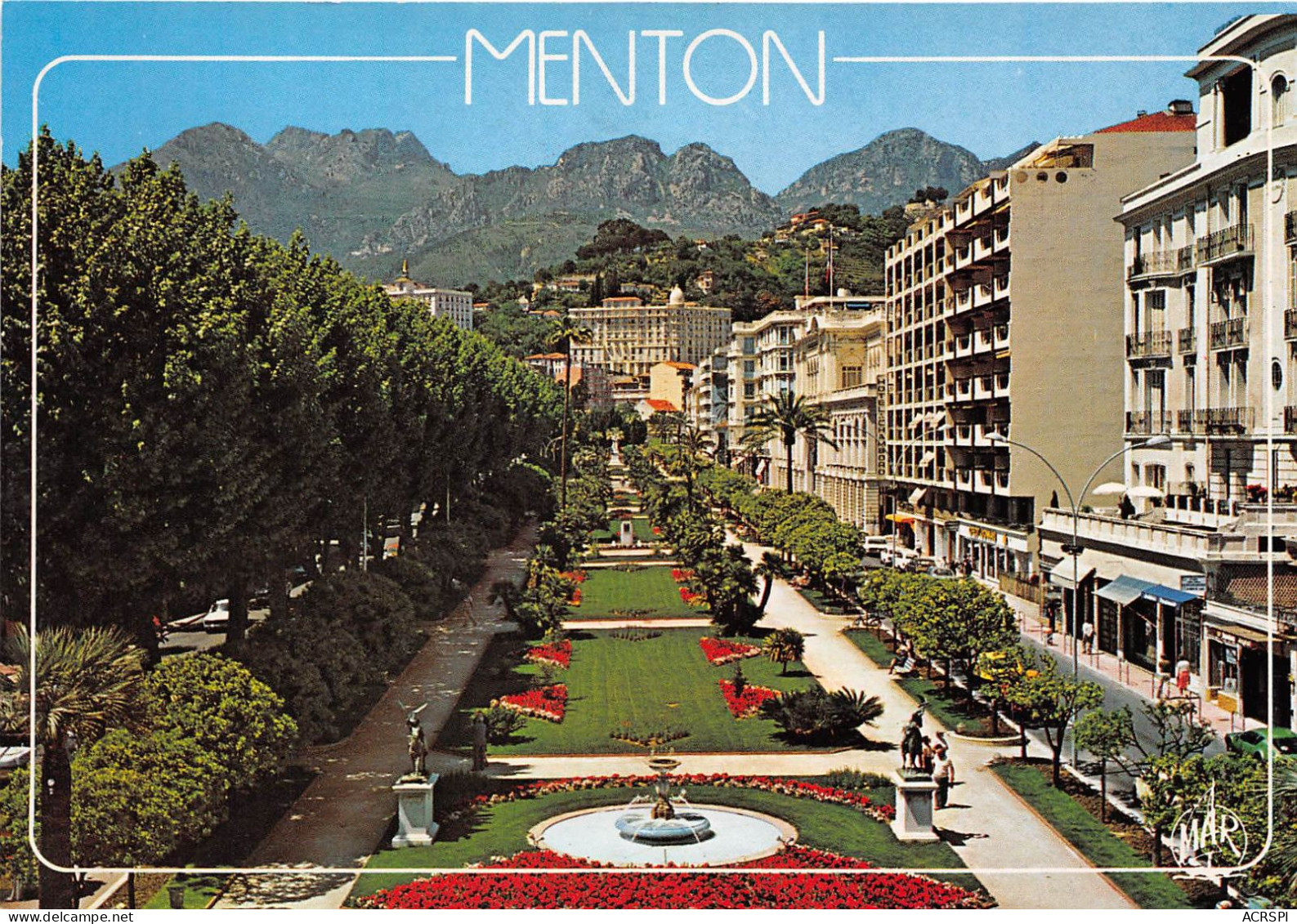 MENTON Le Jardin Bioves 10(scan Recto-verso) MA2159 - Menton