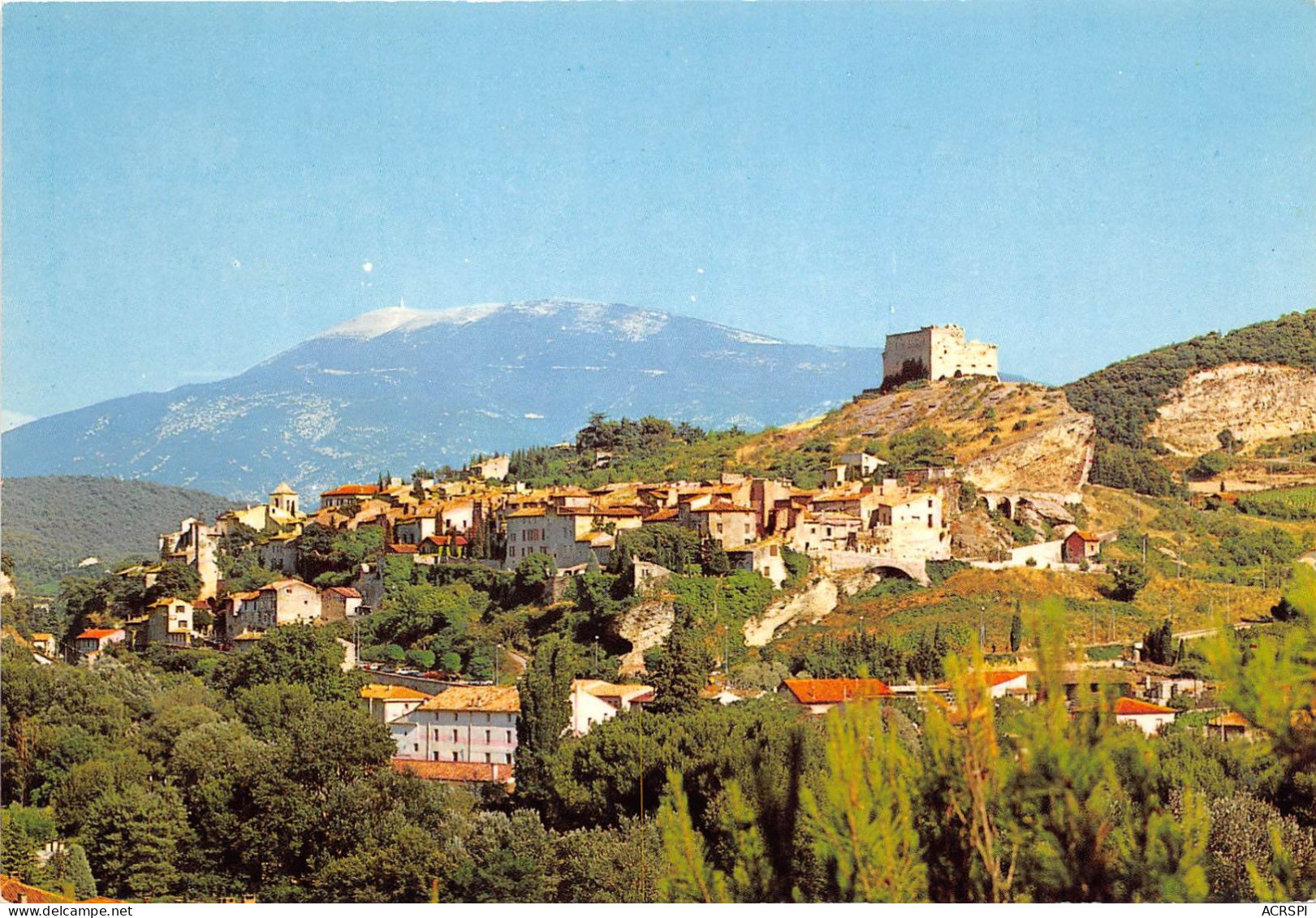 Vaison La Romaine La Haute Ville Et Le Mont Ventoux 16(scan Recto-verso) MA2157 - Vaison La Romaine