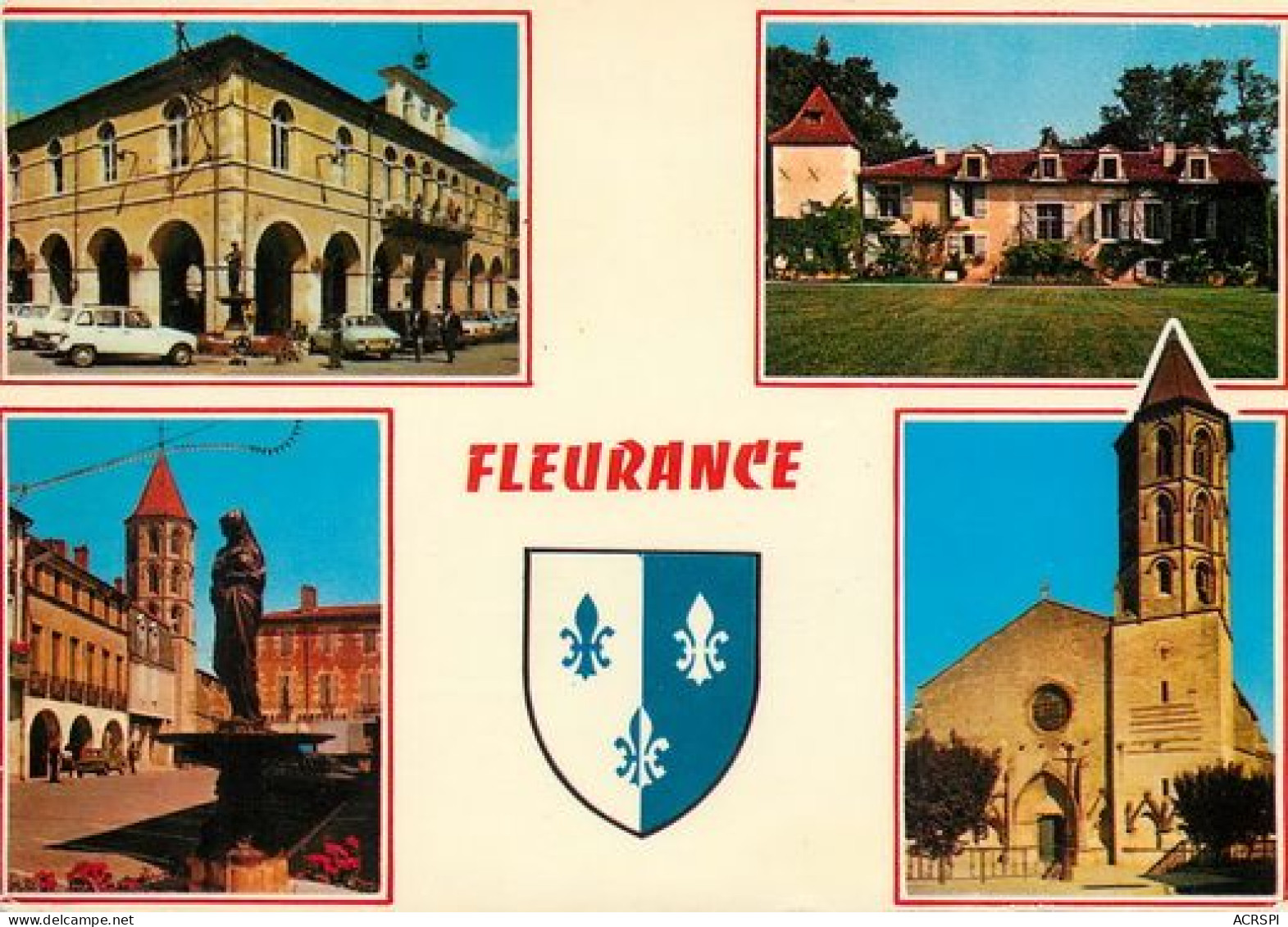 FLEURANCE  Multivue  3   (scan Recto-verso)MA2176Bis - Fleurance