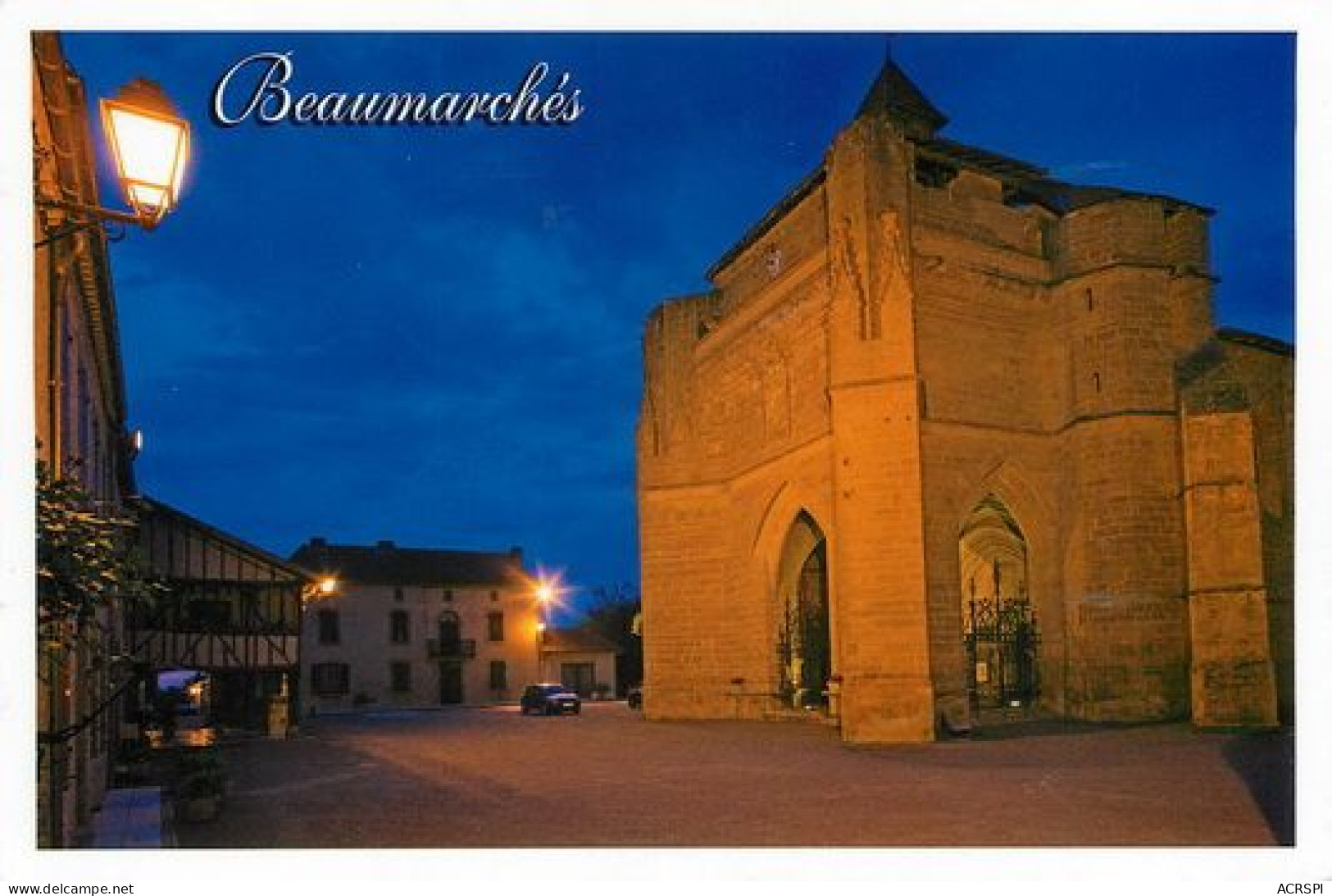 BEAUMARCHES église Notre Dame   8   (scan Recto-verso)MA2176Bis - Barbotan