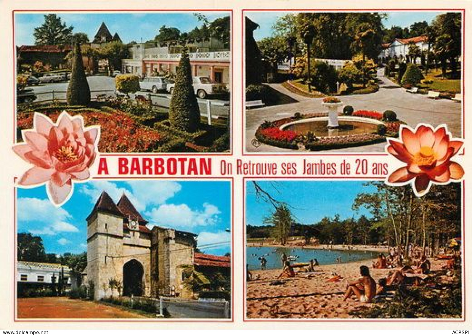 BARBOTAN  Multivue  4   (scan Recto-verso)MA2176Bis - Barbotan
