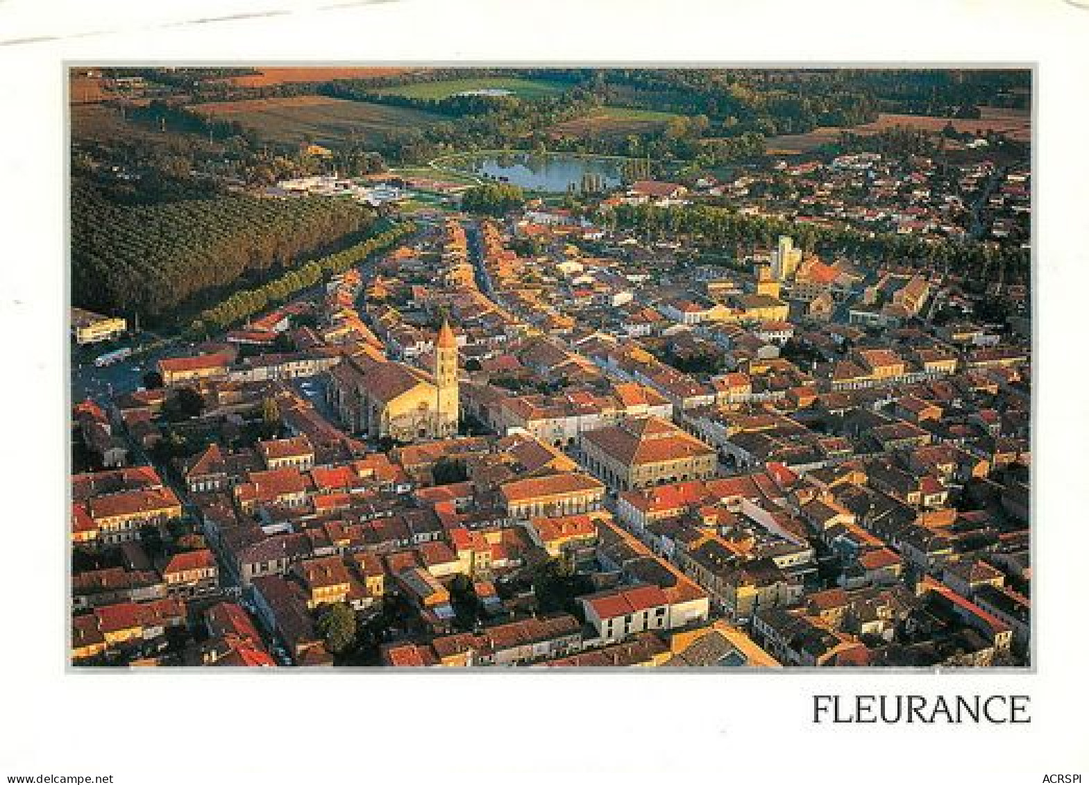 FLEURANCE  Vue Aerienne  2   (scan Recto-verso)MA2176Bis - Fleurance