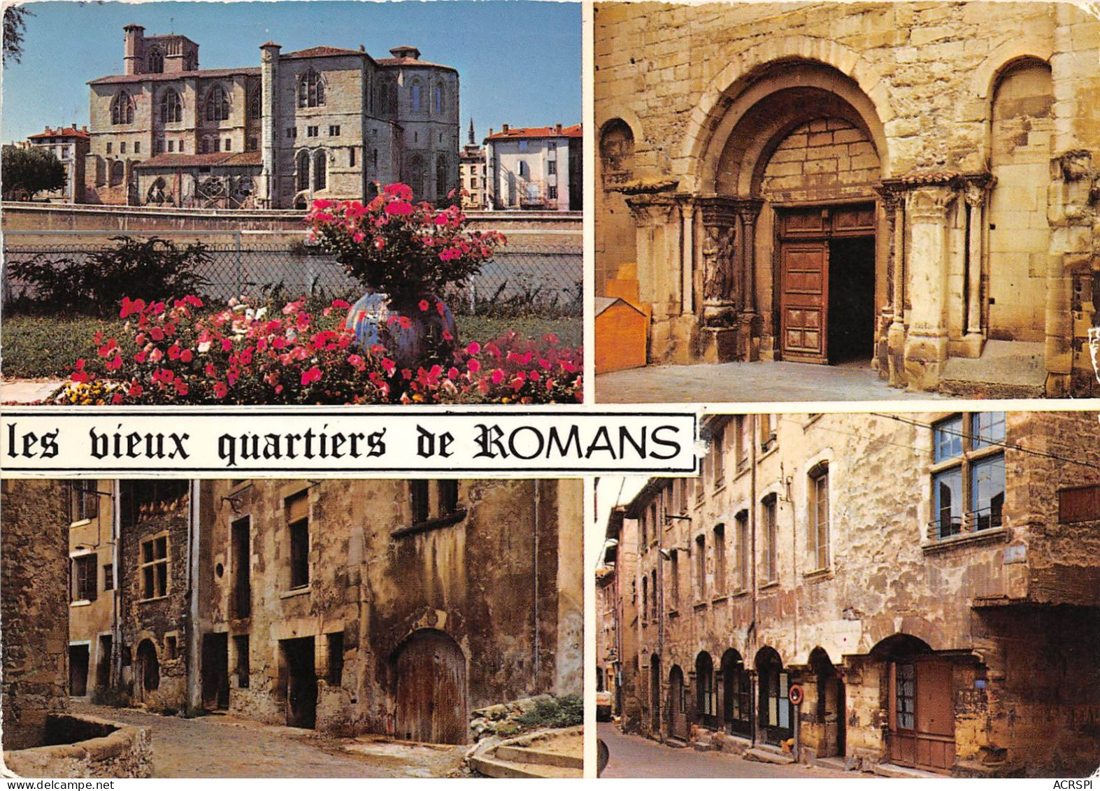 ROMANS SUR ISERE Les Vieux Quartiers Et La Collegiale Saint Barnard 18(scan Recto-verso) MA2175 - Romans Sur Isere