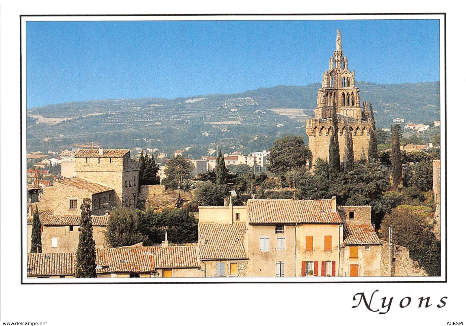 NYONS La Tour Randonne Dominant La Vieille Ville 6(scan Recto-verso) MA2175 - Nyons