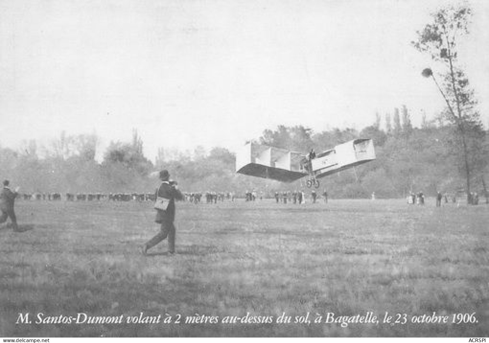 SANTOS DUMONT à Bagatelle Bois De Boulogne PARIS Avion Aeroplane 29   (scan Recto-verso)MA2174Ter - Paris (16)
