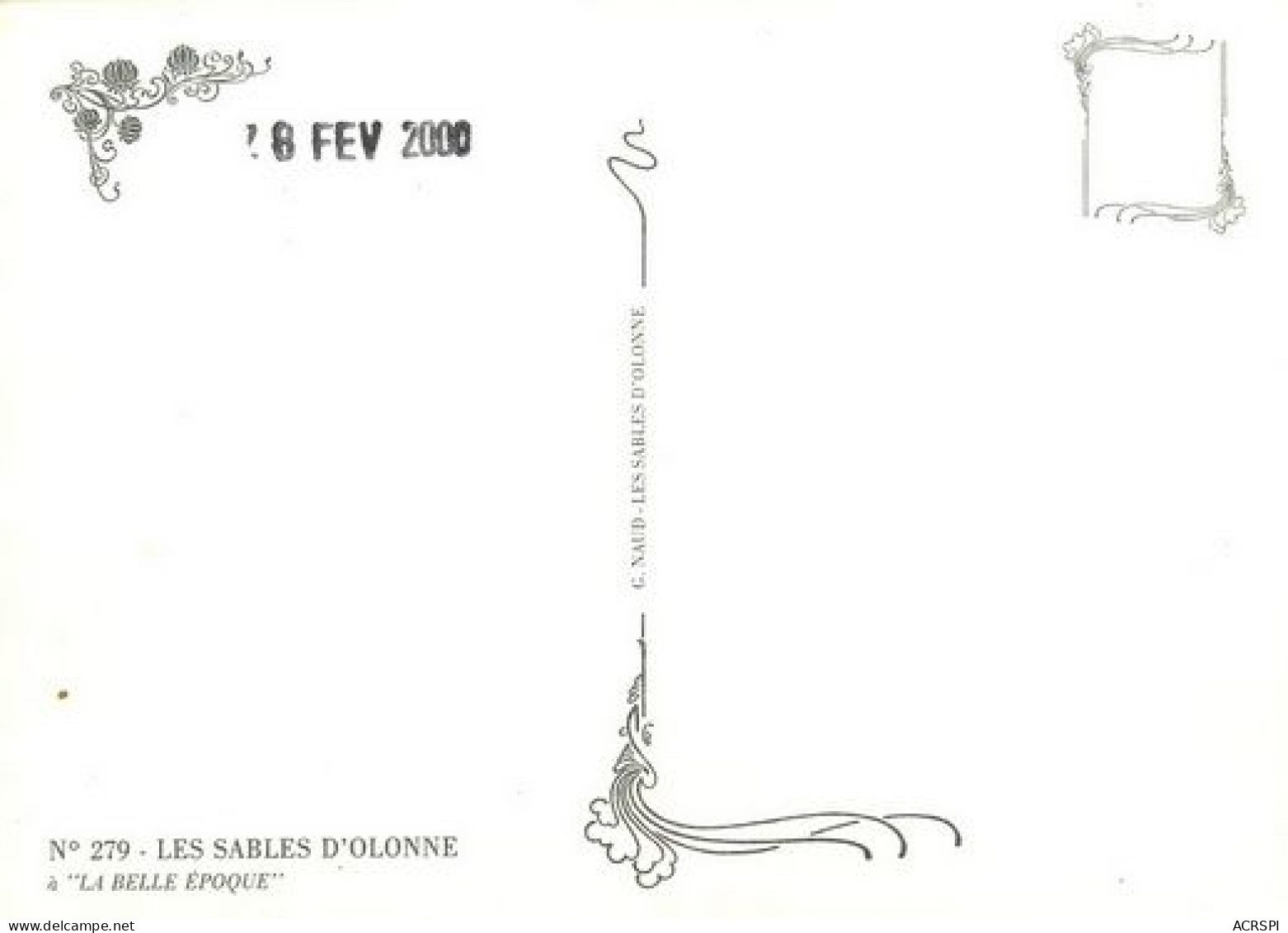 LES SABLES D'OLONNE  Le Remblai  6   (scan Recto-verso)MA2174Ter - Sables D'Olonne