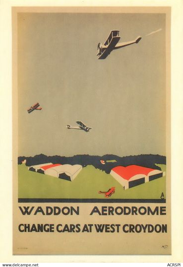 WADDON Aerodrome LTM83 By A.COSTOMATI  London Museum AVION  Aeronautique Hydravion  32   (scan Recto-verso)MA2174Bis - 1939-1945: 2de Wereldoorlog