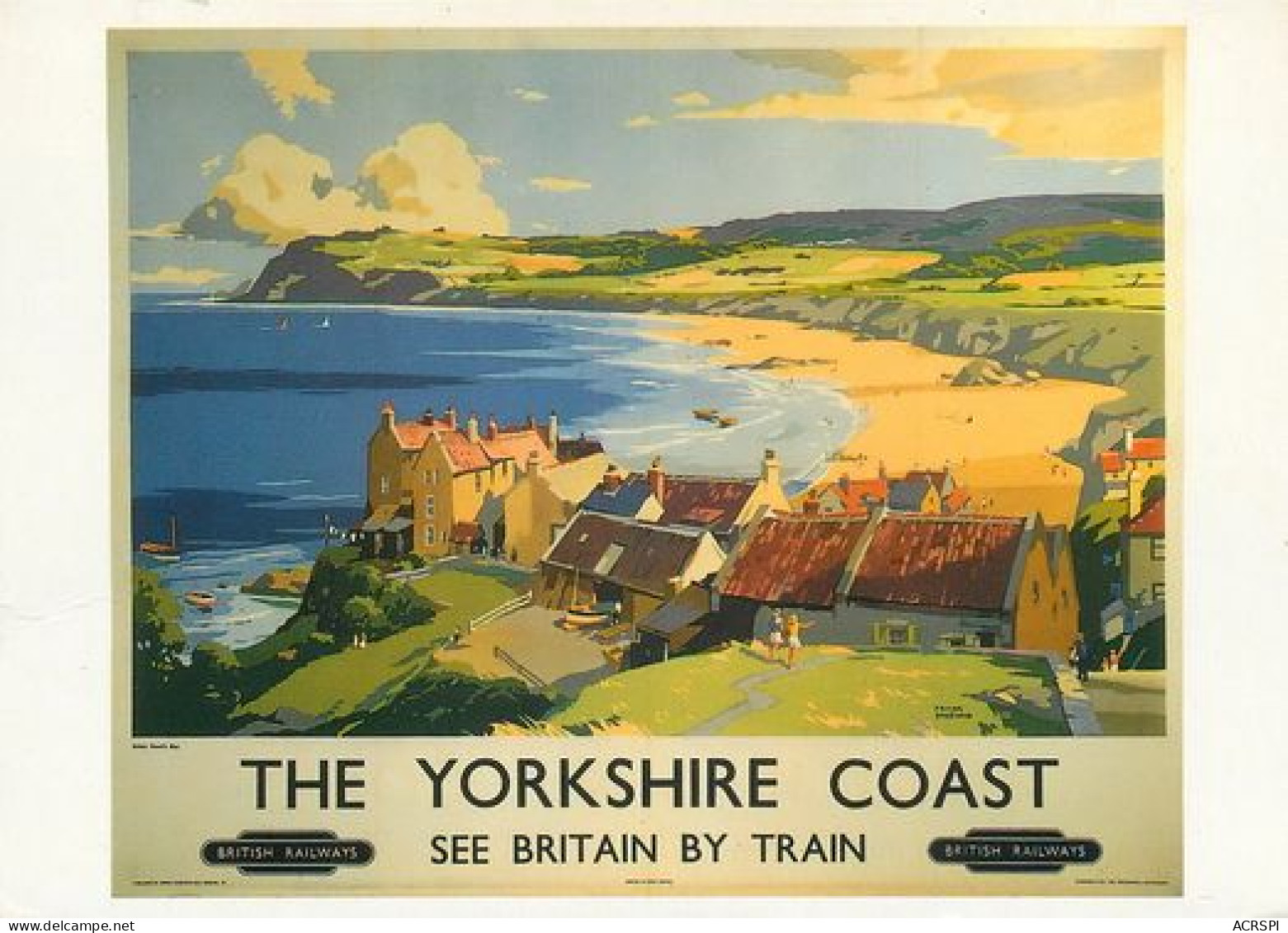 British Railways THE YORKSHIRE COAST Railway  Train Locomotive Rail  21   (scan Recto-verso)MA2174Bis - Treinen