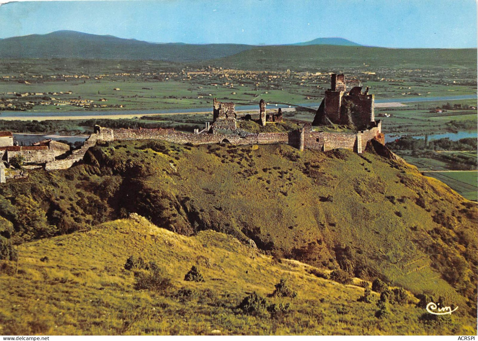 ENVIRONS DE MONTELIMAR Vue Panoramique Sur Les Ruines Du Chateau 9(scan Recto-verso) MA2174 - Montelimar