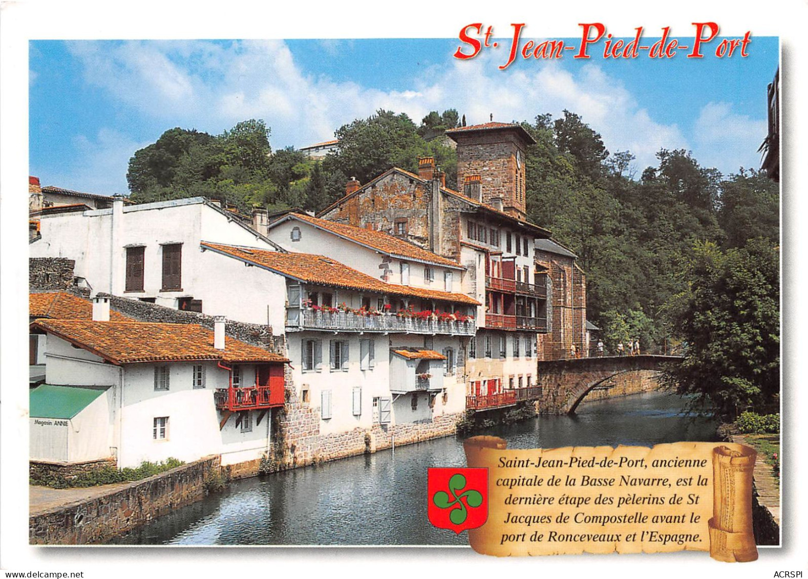 ST EAN PIED DE PORT 23(scan Recto-verso) MA2172 - Saint Jean Pied De Port