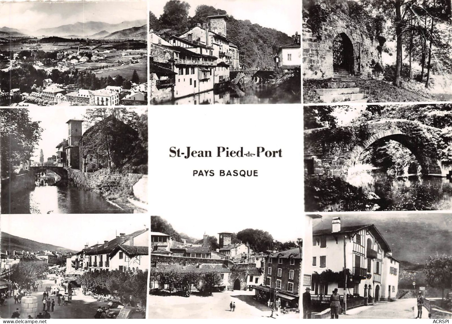 ST JEAN PIED DE PORT Souvenir 15(scan Recto-verso) MA2172 - Saint Jean Pied De Port