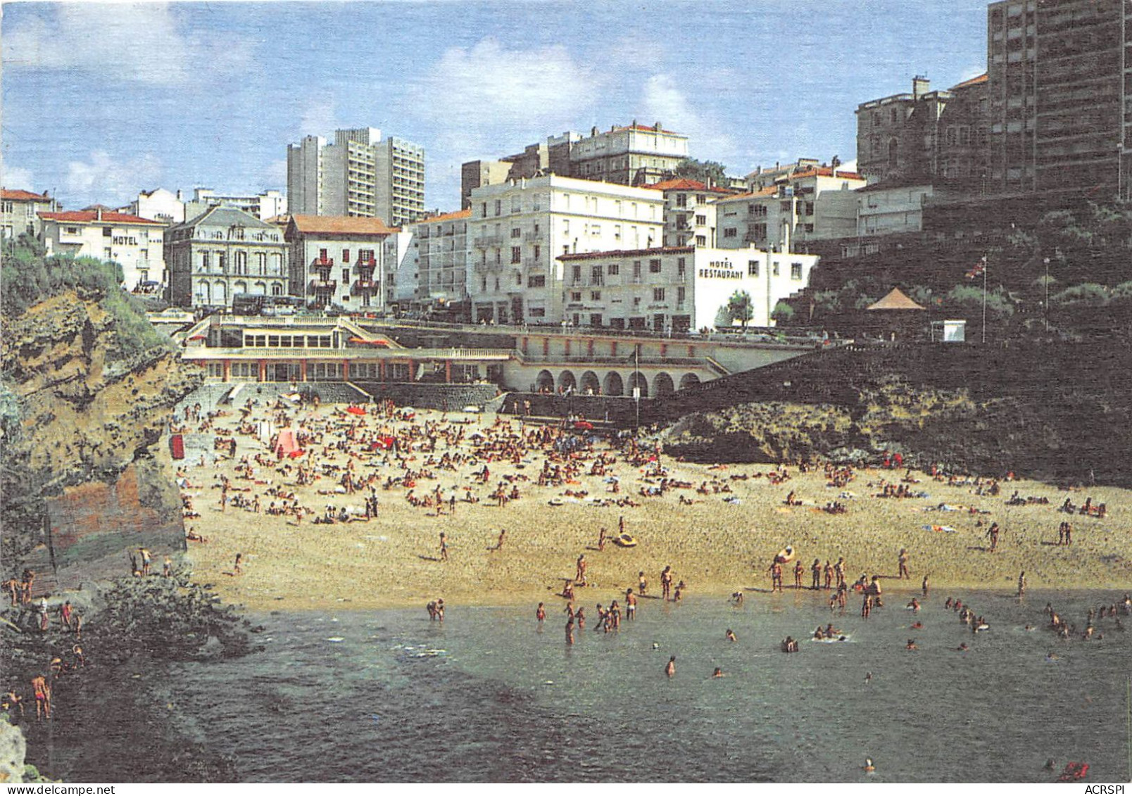 BIARRITZ La Plage Du Port Vieux 7(scan Recto-verso) MA2172 - Biarritz
