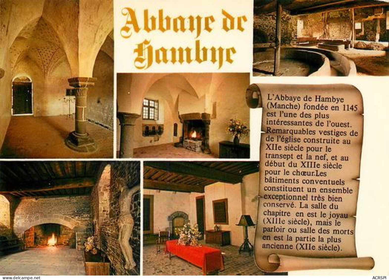 Abbaye De HAMBYE Manche  37   (scan Recto-verso)MA2171Ter - Granville