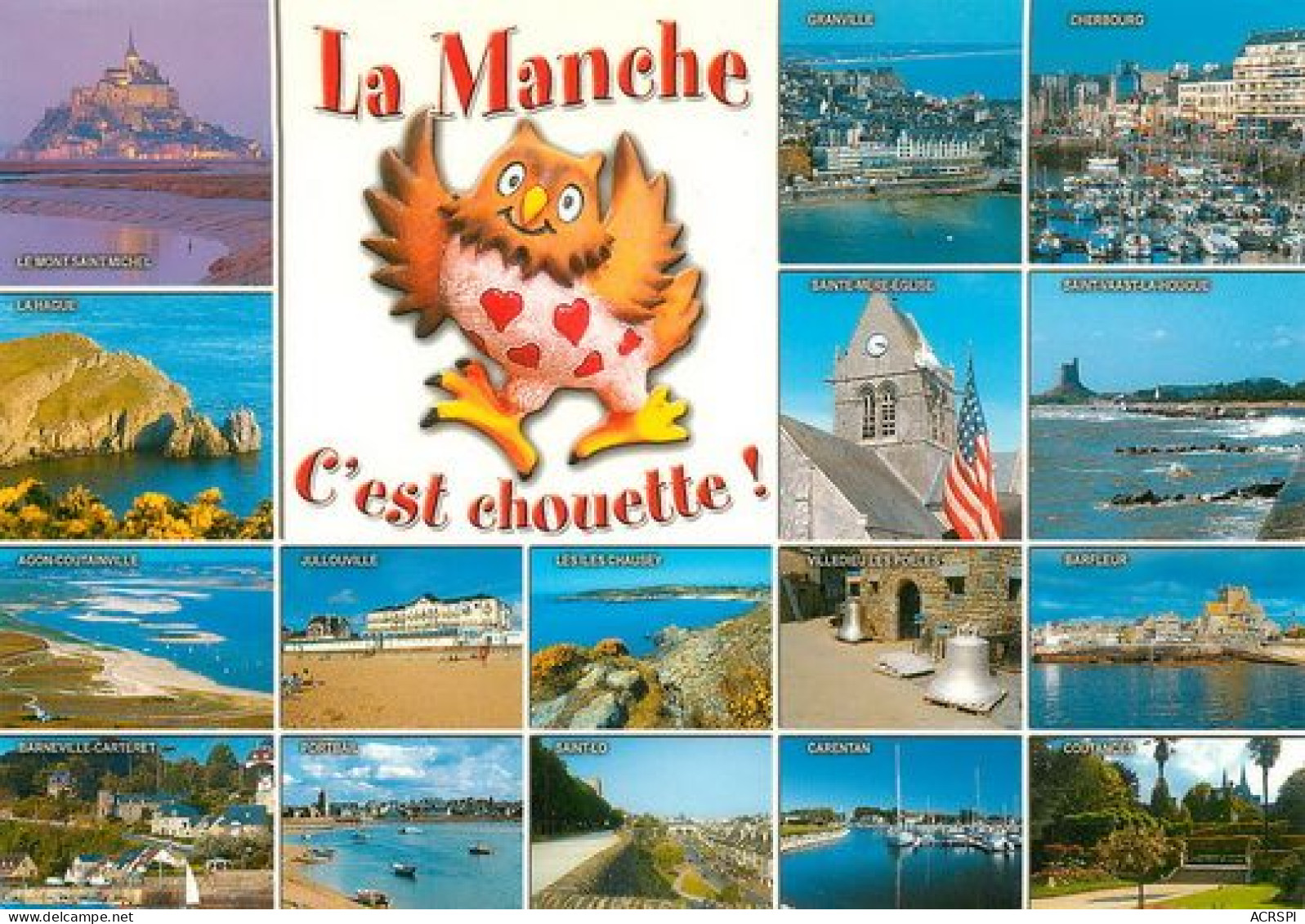 La MANCHE C'est Chouette Cherbourg Carteret Portbail Barfleur Jobourg Gateville  41 (scan Recto-verso)MA2171Ter - Barfleur