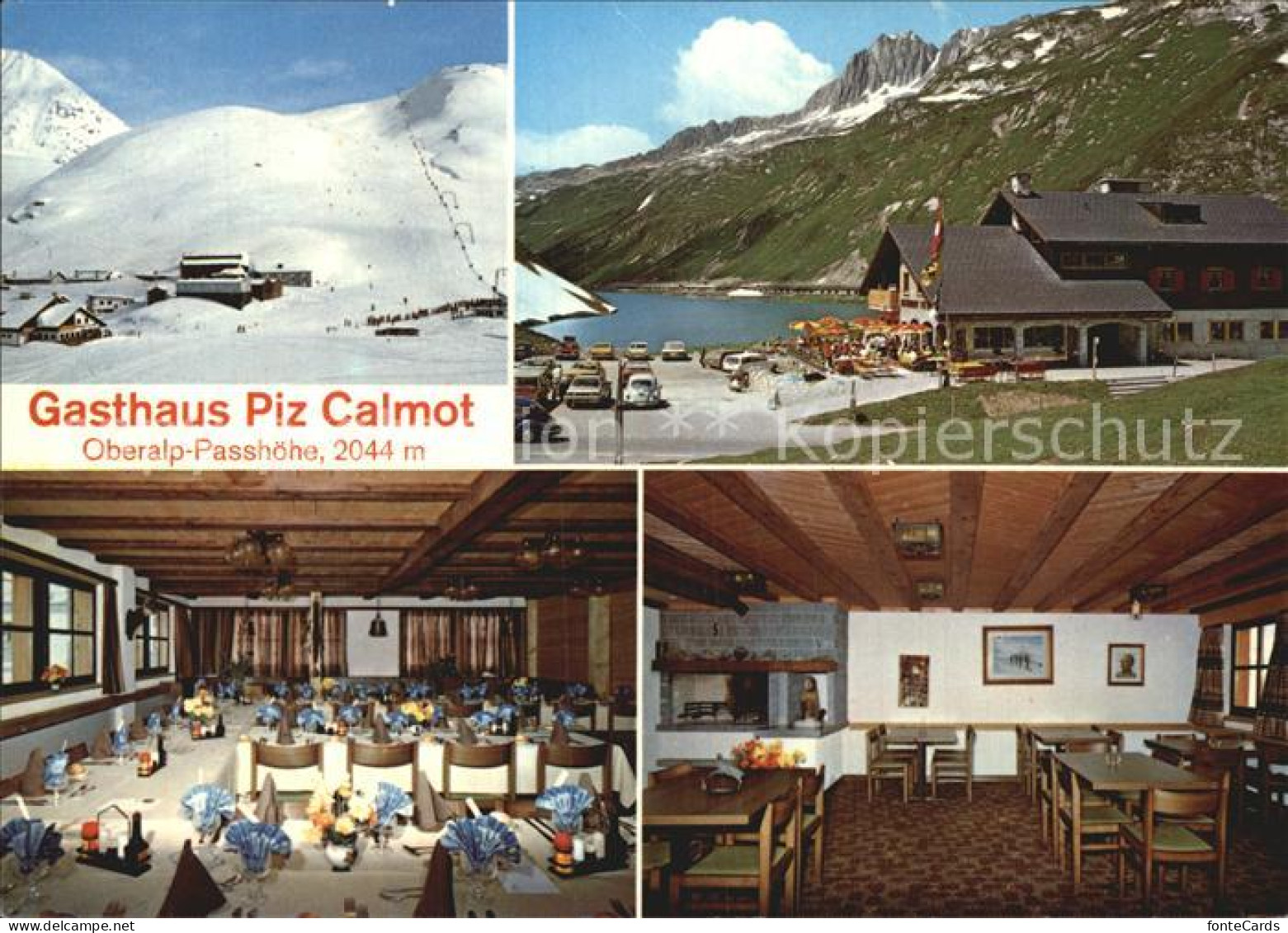 12521514 Oberalp Gasthaus Piz Calmot Oberalp - Autres & Non Classés