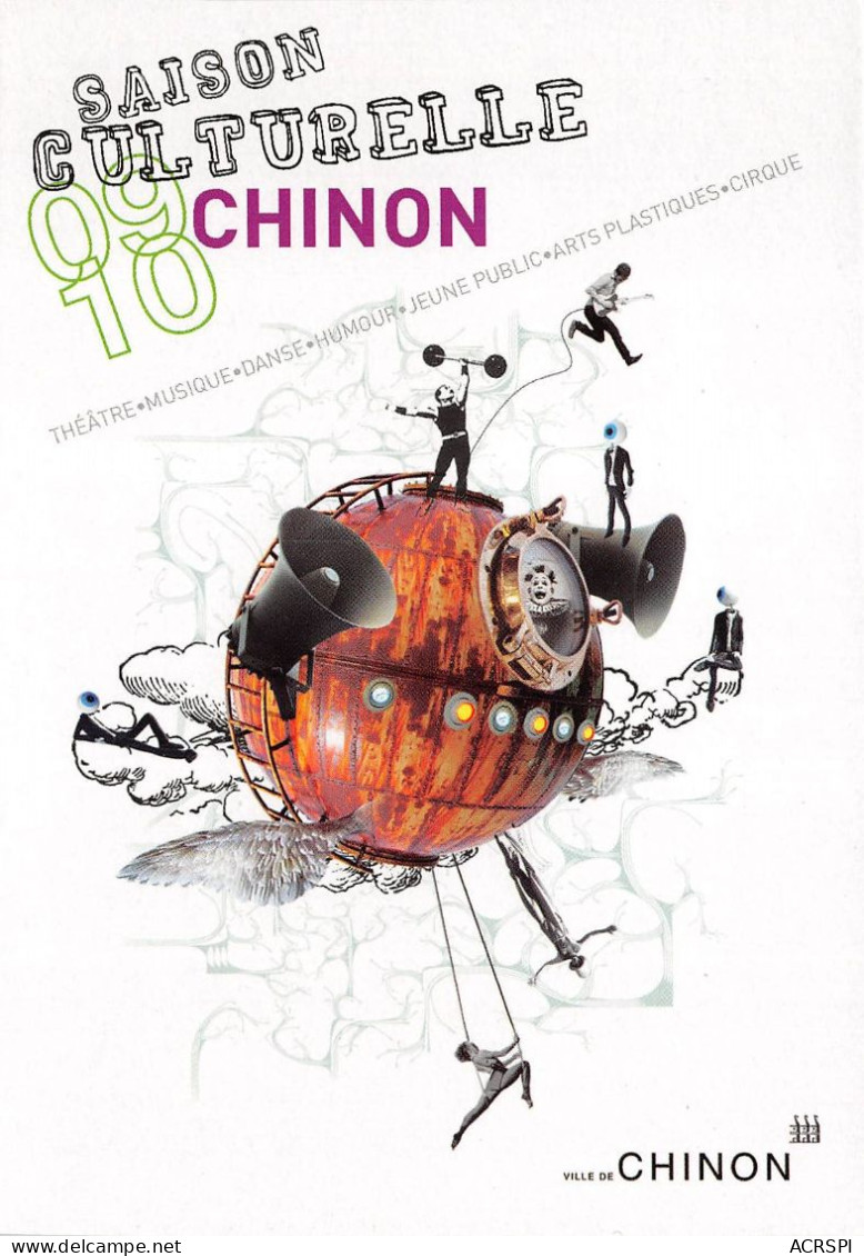 CHINON Saison Culturelle 30(scan Recto-verso) MA2171 - Chinon