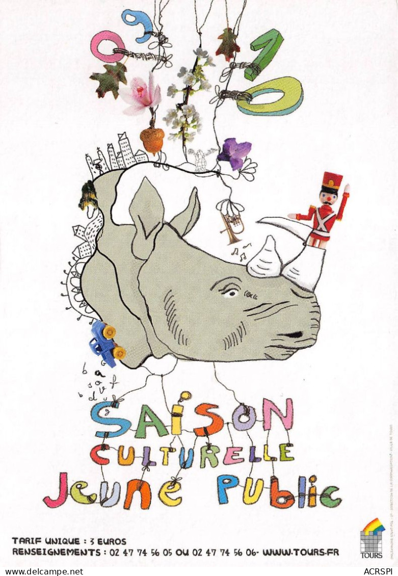 TOURS Saison Culturelle Jeune Public 25(scan Recto-verso) MA2171 - Tours