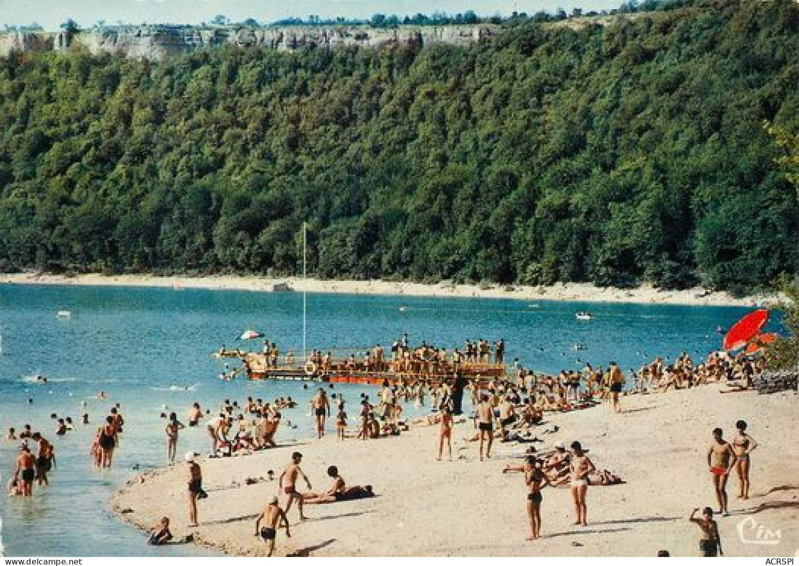 LE LAC DE CHALAIN  39130 DOUCIER  Le Domaine  Plage Et Piscine  12   (scan Recto-verso)MA2170Ter - Lons Le Saunier