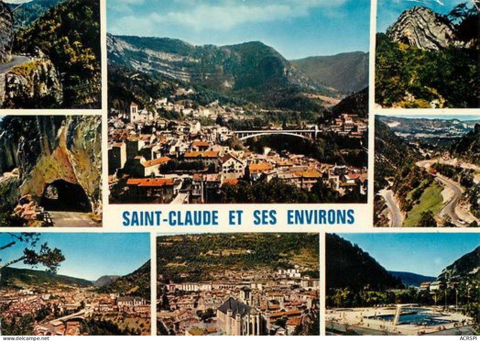 SAINT CLAUDE  Et Ses Environs  Multivue  6   (scan Recto-verso)MA2170Ter - Saint Claude