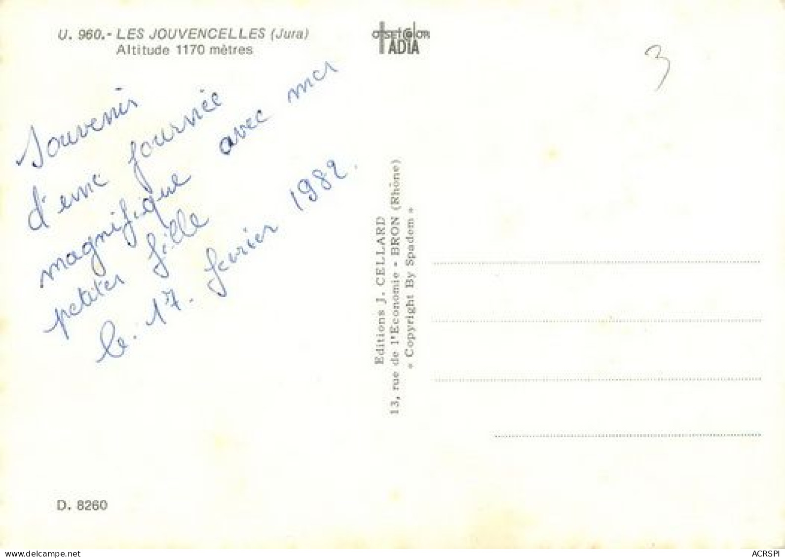  Les Jouvencelles  Jura PREMANON Environs Des Rousses   42   (scan Recto-verso)MA2170Bis - Morez