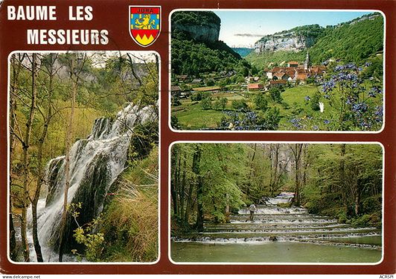 Environs De LONS LE SAUNIER  Vallée De BAUME Les MESSIEURS Cascade Des Tuffes   25   (scan Recto-verso)MA2170Bis - Baume-les-Messieurs