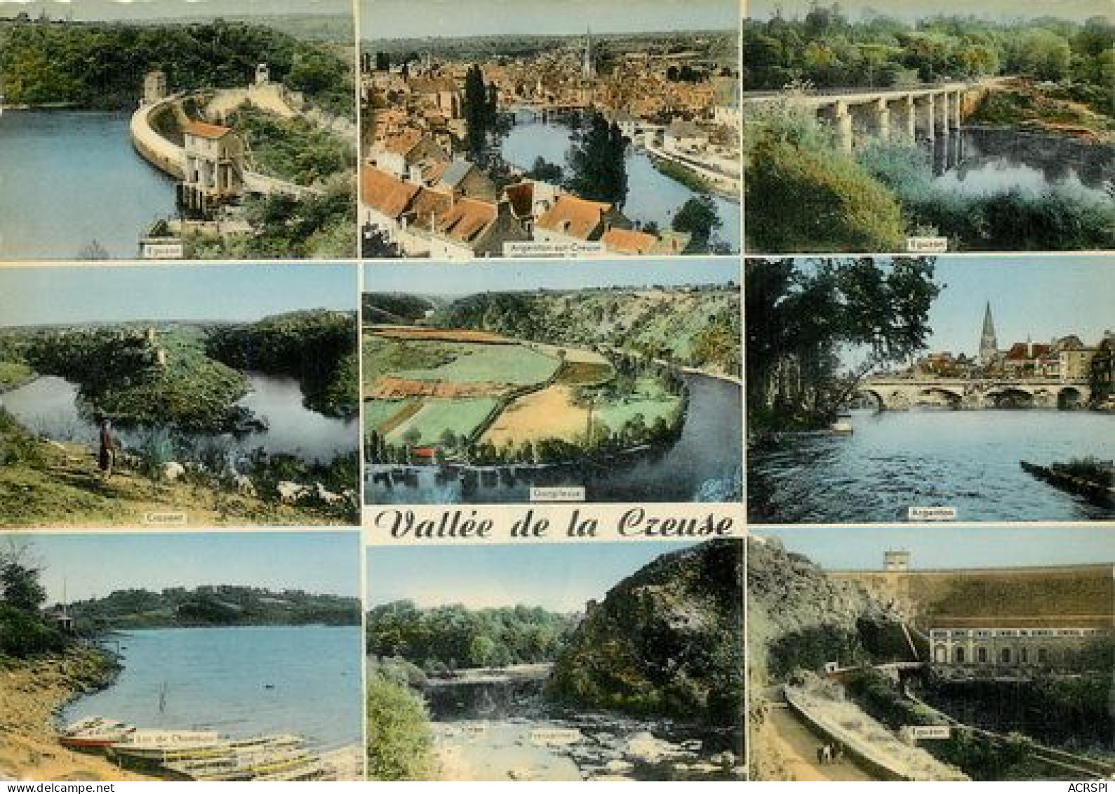 Vallée De La Creuse Divers Vues Argenton Lac De Chambon Eguzon CROZANT  53   (scan Recto-verso)MA2168Ter - Chateauroux