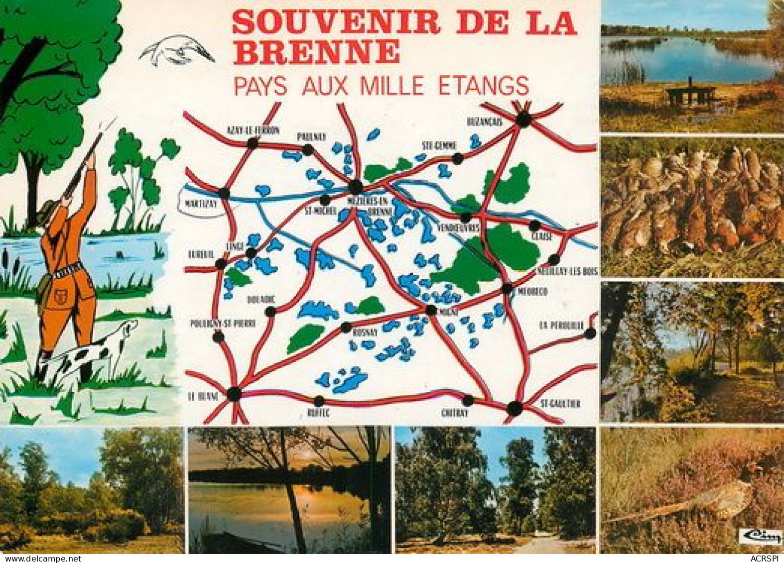 MEZIERES EN BRENNE Rosnay Linge  Pays Aux Mille Etangs  49   (scan Recto-verso)MA2168Ter - Chateauroux